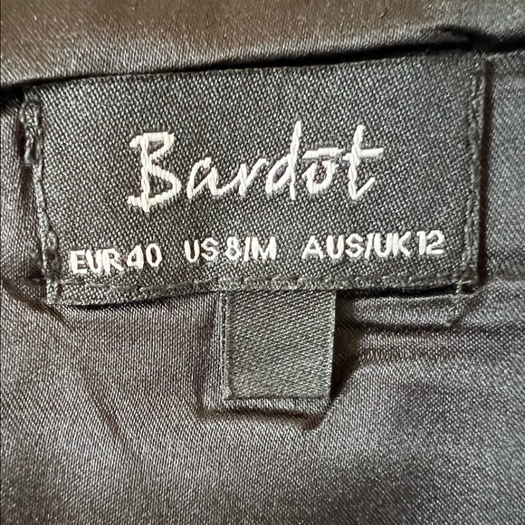 Bardot black crop top - Picture 4 of 5